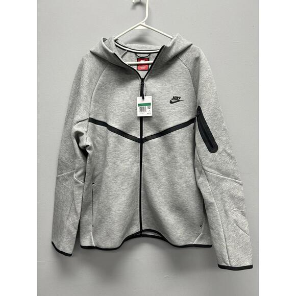 Nike Other - Nike Men's Gray Full-Zip Hoodie with Hood
